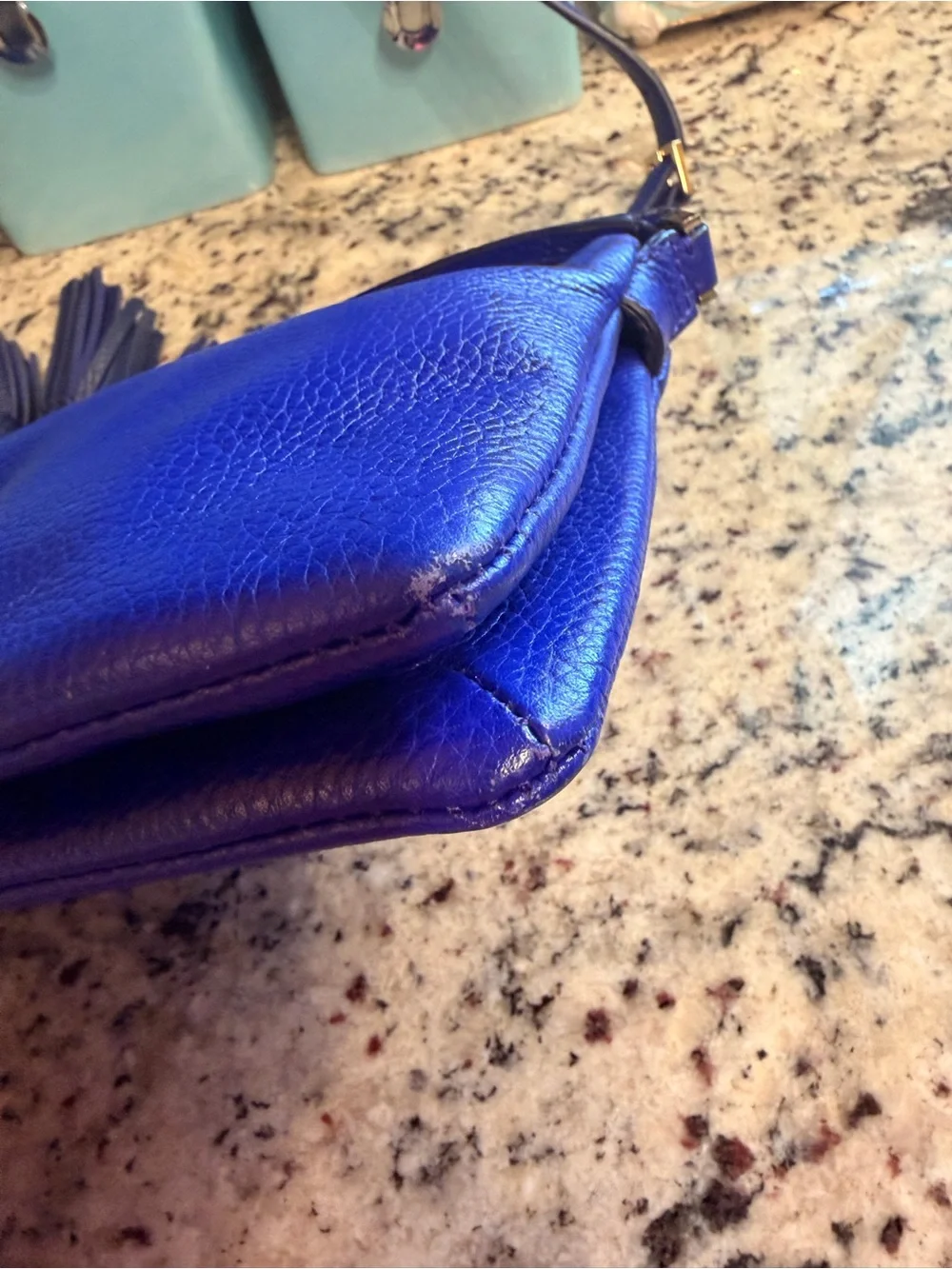 kate spade pebbled leather